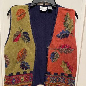 VINTAGE FASHION BUG Vest Women's SIZE Large